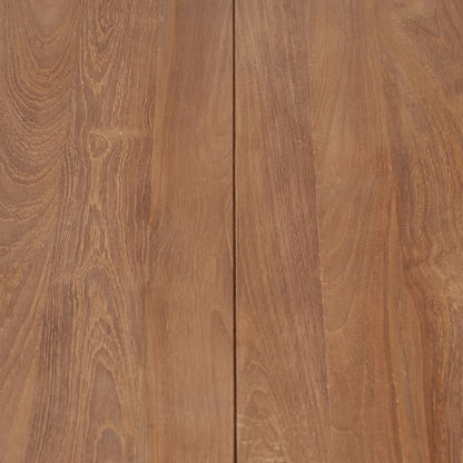 Salontafel 60X60X40 Cm Teakhout Met Natuurlijke Afwerking 60 cm