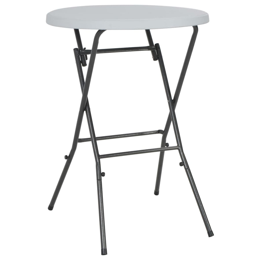 Bartafel inklapbaar 80x110 cm HDPE wit