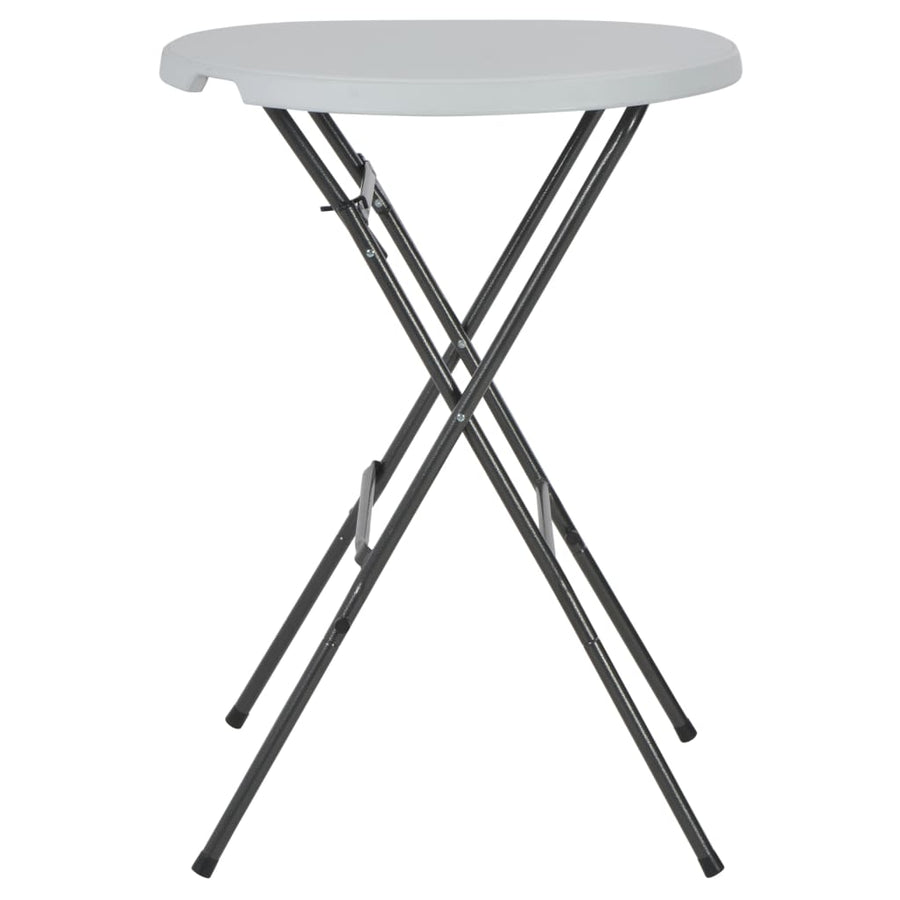 Bartafel inklapbaar 80x110 cm HDPE wit