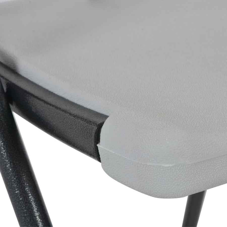Barstoelen Inklapbaar 2 St Hdpe En Staal Wit