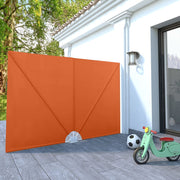 Terrasscherm inklapbaar 240x160 cm terracotta
