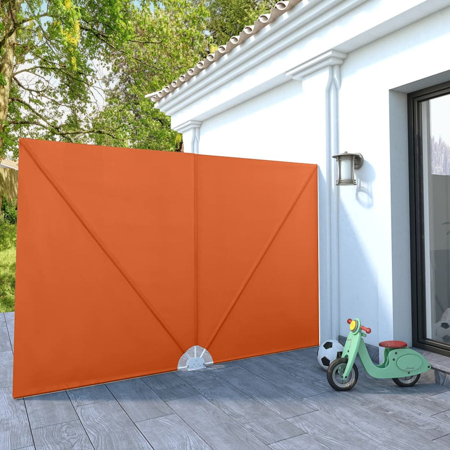 Terrasscherm inklapbaar 300x200 cm terracottakleurig