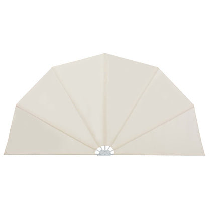 Terrasscherm inklapbaar 160 cm crème