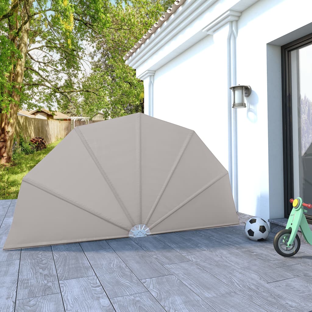 Terrasscherm inklapbaar 160 cm crème