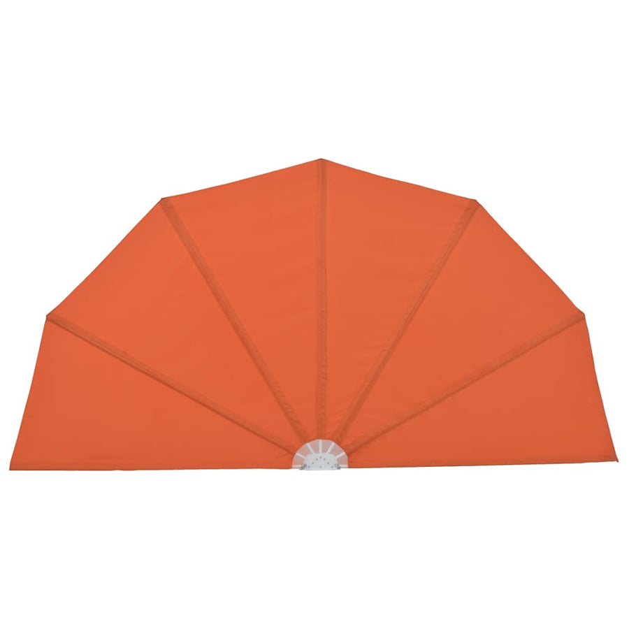 Terrasscherm inklapbaar 200 cm terracottakleurig