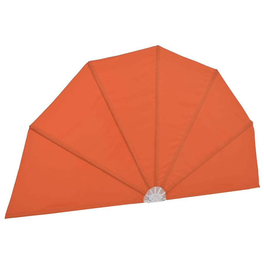 Terrasscherm inklapbaar 200 cm terracottakleurig