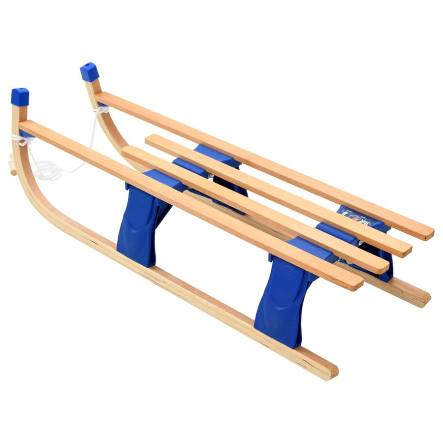 Slee Inklapbaar 110 Cm Hout Blauw zonder rugleuning