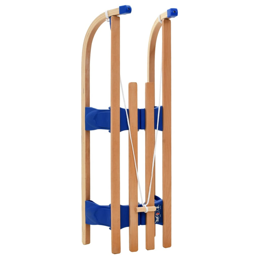 Slee Inklapbaar 110 Cm Hout Blauw zonder rugleuning
