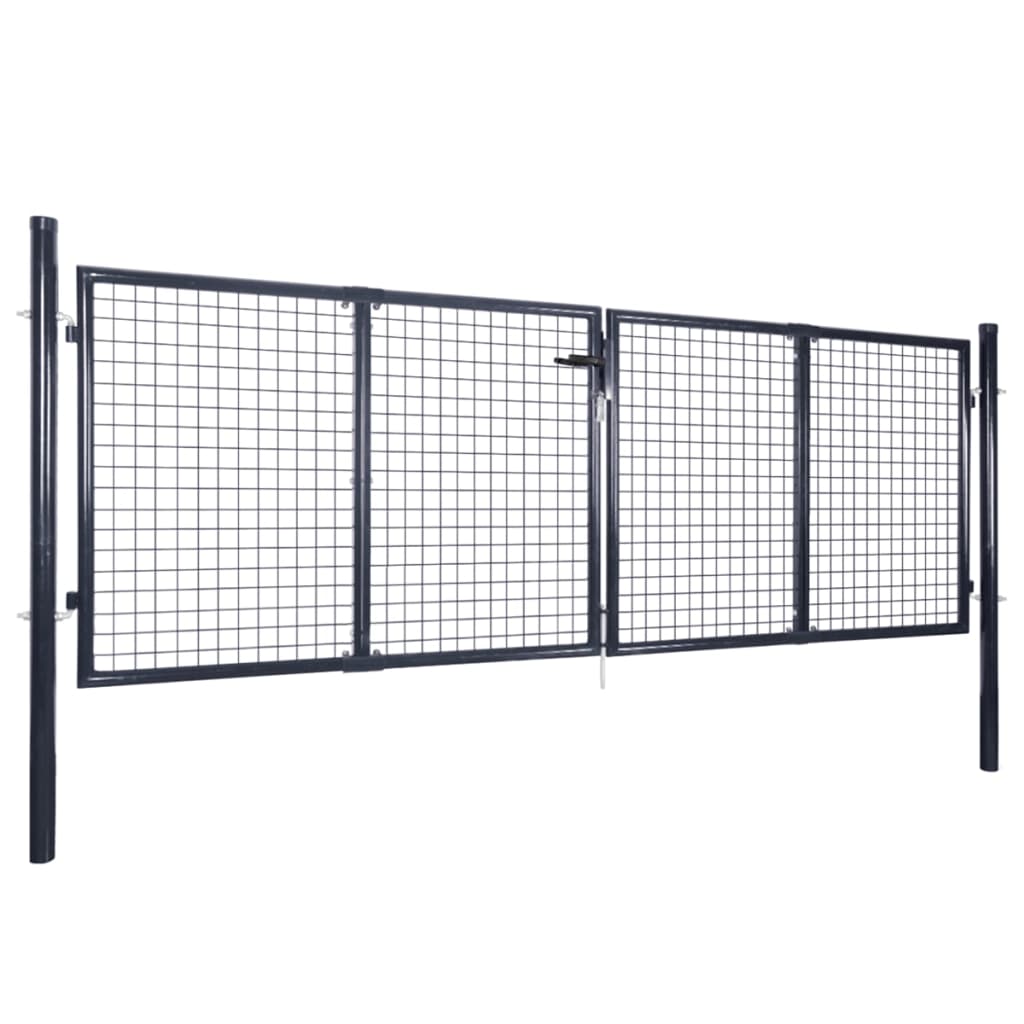 Gaaspoort 289X Gegalvaniseerd Staal Grijs 75 cm