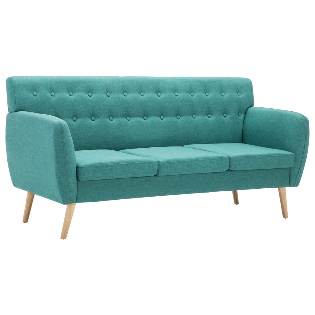 Driezitsbank 172X70X82 Cm Stof Groen