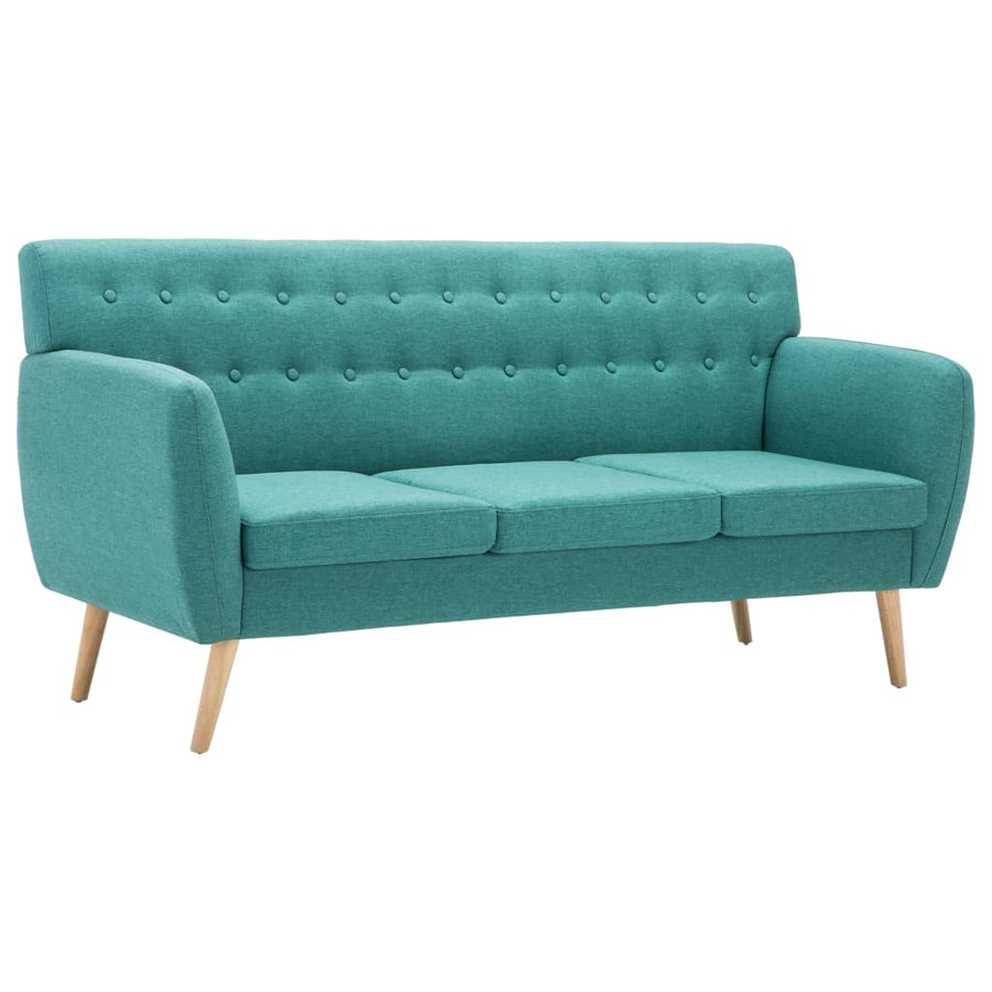 Driezitsbank 172X70X82 Cm Stof Groen