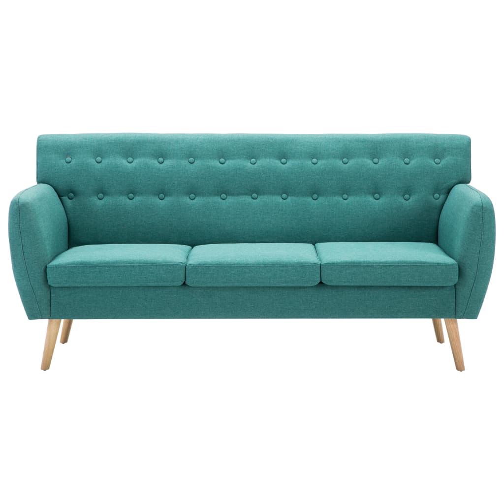 Driezitsbank 172X70X82 Cm Stof Groen