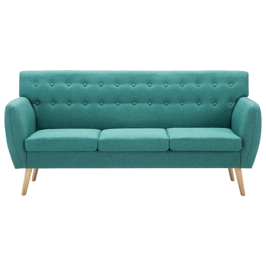 Driezitsbank 172X70X82 Cm Stof Groen