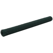 Kippengaas 25x1,5 m groen PVC coating