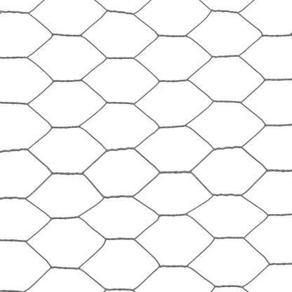 Kippengaas 25X1,2 M Staal Met Pvc Coating Grijs