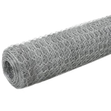 Kippengaas 25x1,2 m gegalvaniseerd staal zilverkleurig 1.2 m