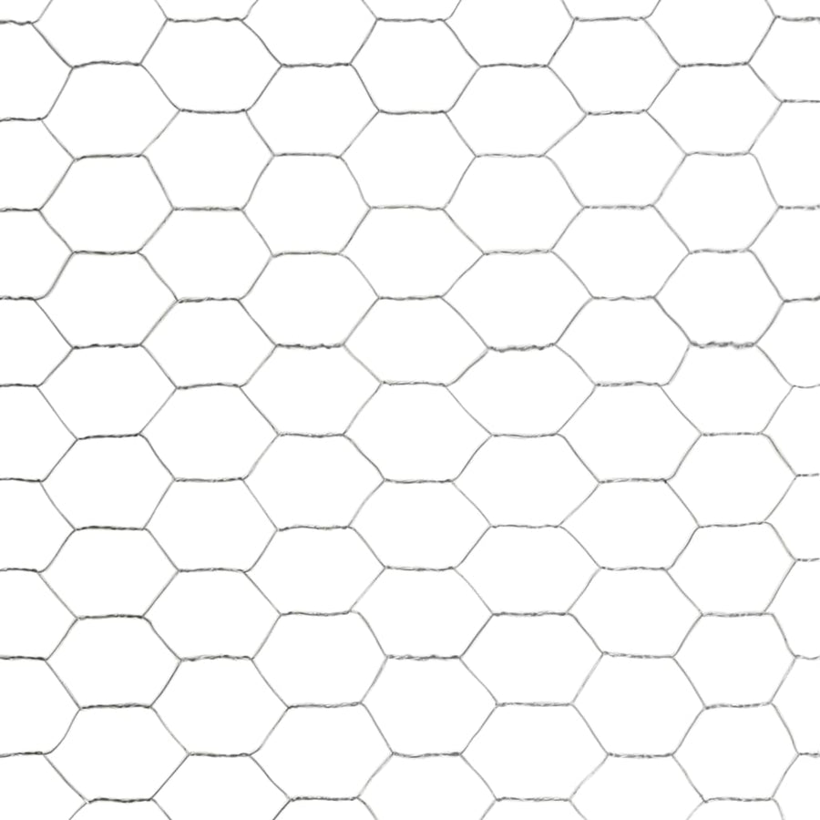 Kippengaas 25x1,2 m gegalvaniseerd staal zilverkleurig 1.2 m