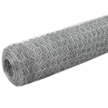Kippengaas 25x1,5 m gegalvaniseerd staal zilverkleurig 1.5 m
