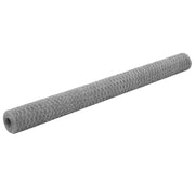 Chicken Wire 25x1.5 m Galvanized Steel Silver-coloured
