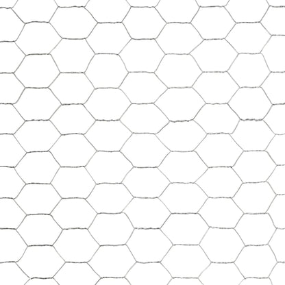 Kippengaas 25x1,5 m gegalvaniseerd staal zilverkleurig 1.5 m