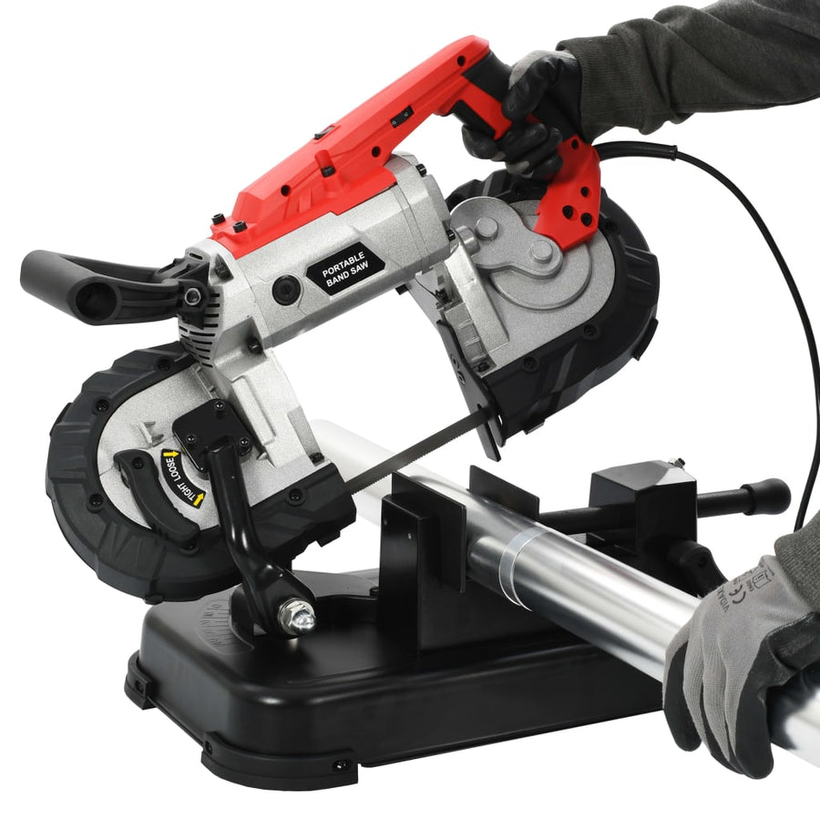 Lintzaagmachine Met Basis En Draagkoffer Staal