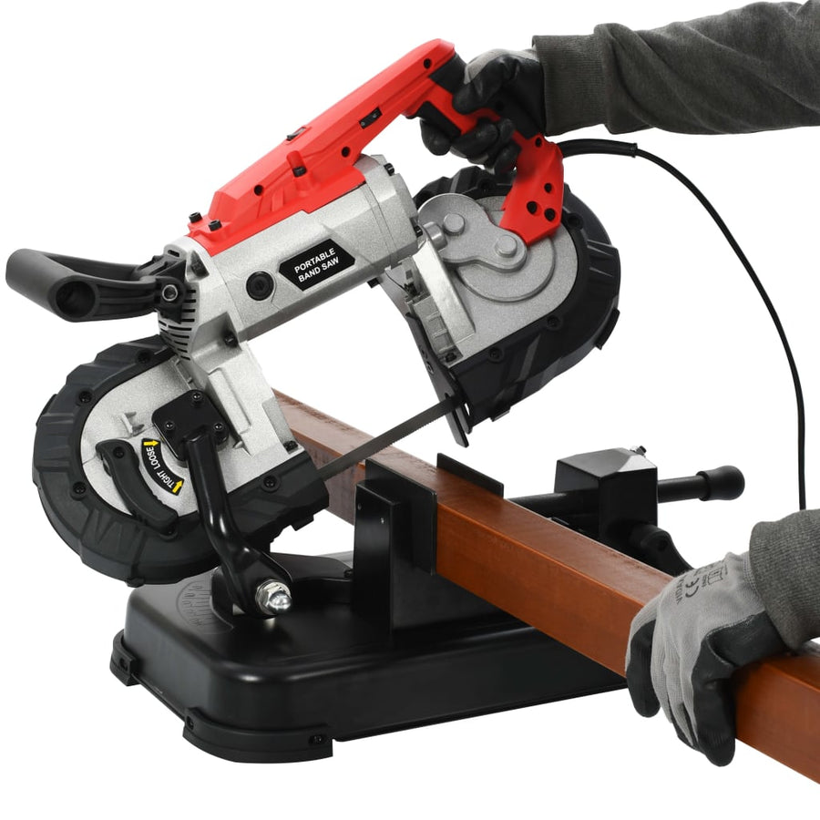 Lintzaagmachine Met Basis En Draagkoffer Staal