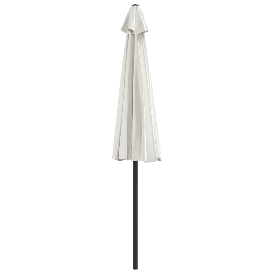 Balkonparasol Half Met Aluminium Paal 270X144 Cm Kleurig Zand