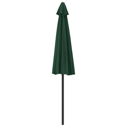 Balkonparasol Half Met Aluminium Paal 270X144 Cm Groen
