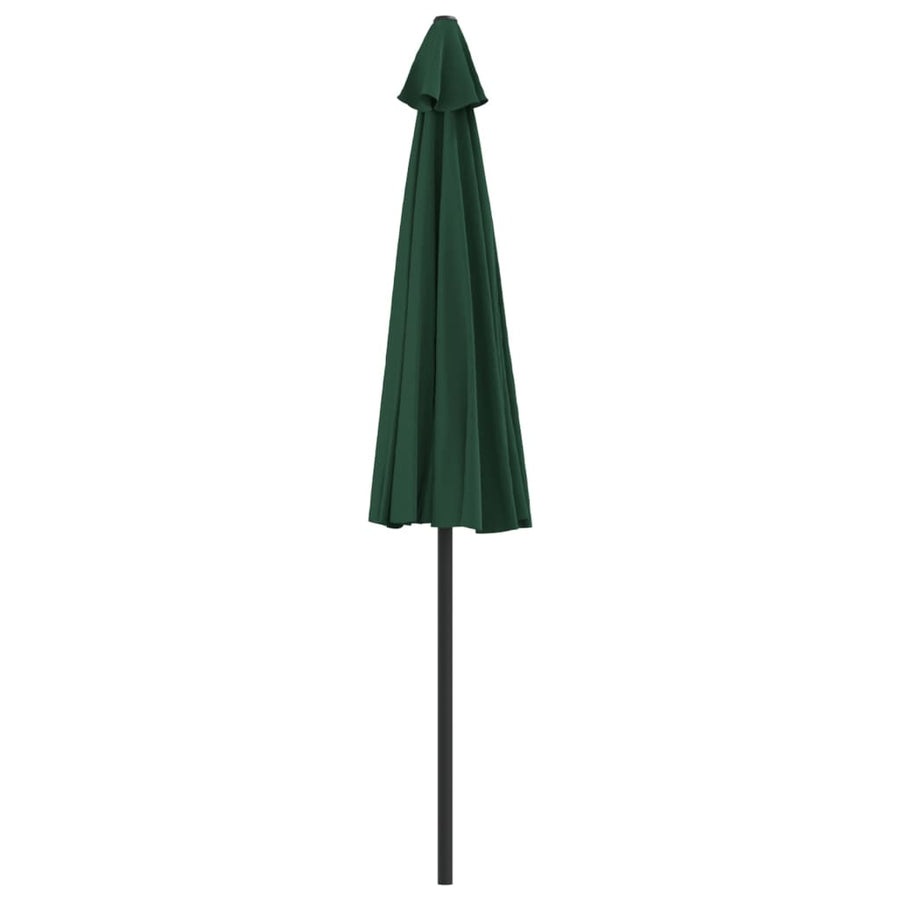 Balkonparasol Half Met Aluminium Paal 270X144 Cm Groen