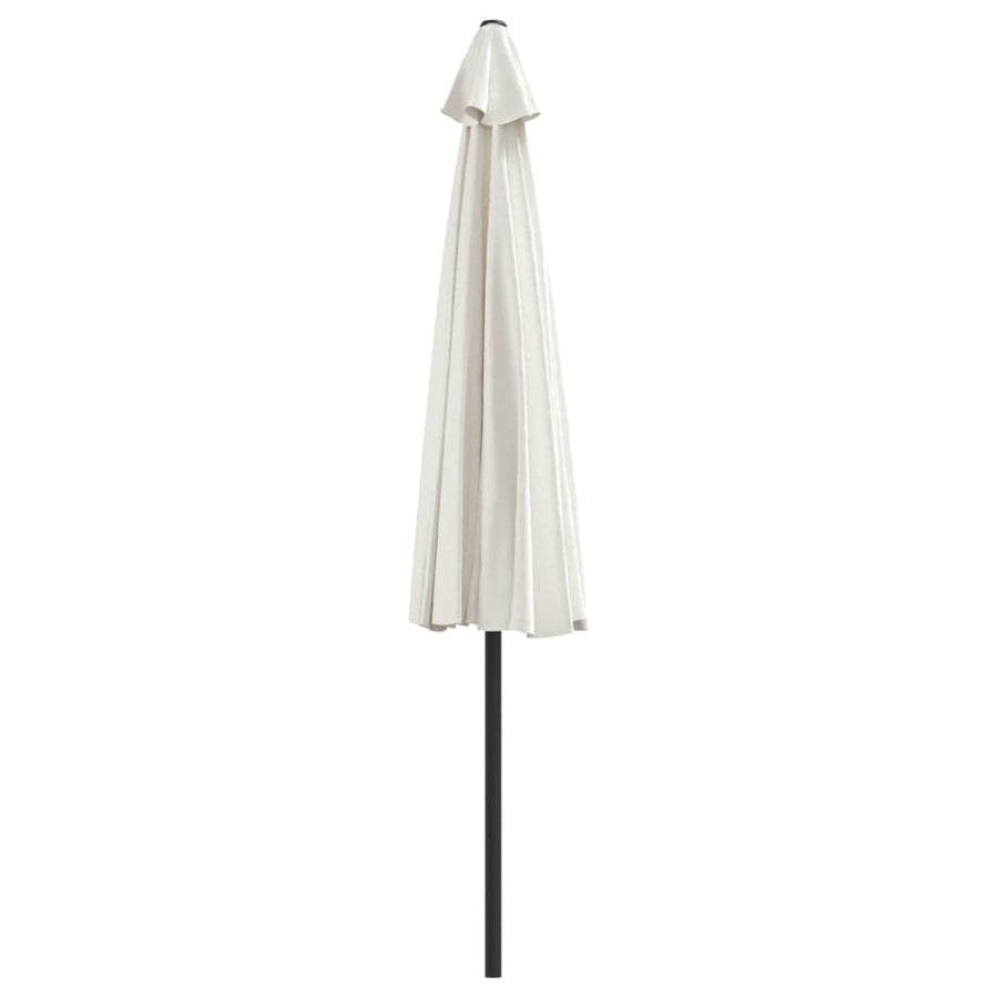 Balkonparasol Half Met Aluminium Paal 300X155 Cm Zandkleurig Donker zand