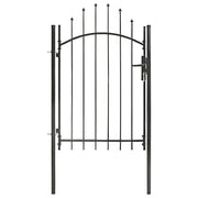 Gate 1x2 m steel black