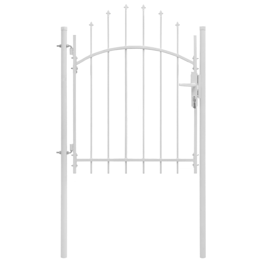 Tuinpoort Woerden staal 1x1,25 m wit