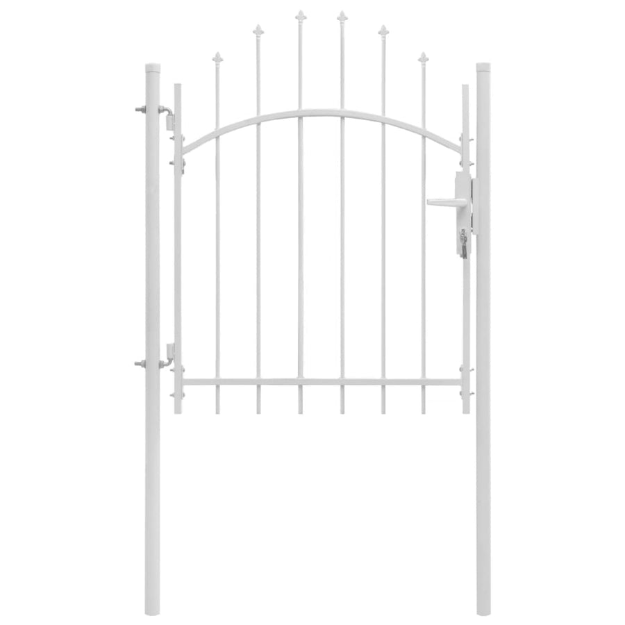 Tuinpoort Woerden staal 1x1,25 m wit