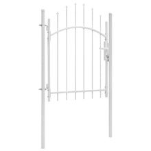 Tuinpoort Woerden staal 1x1,25 m wit
