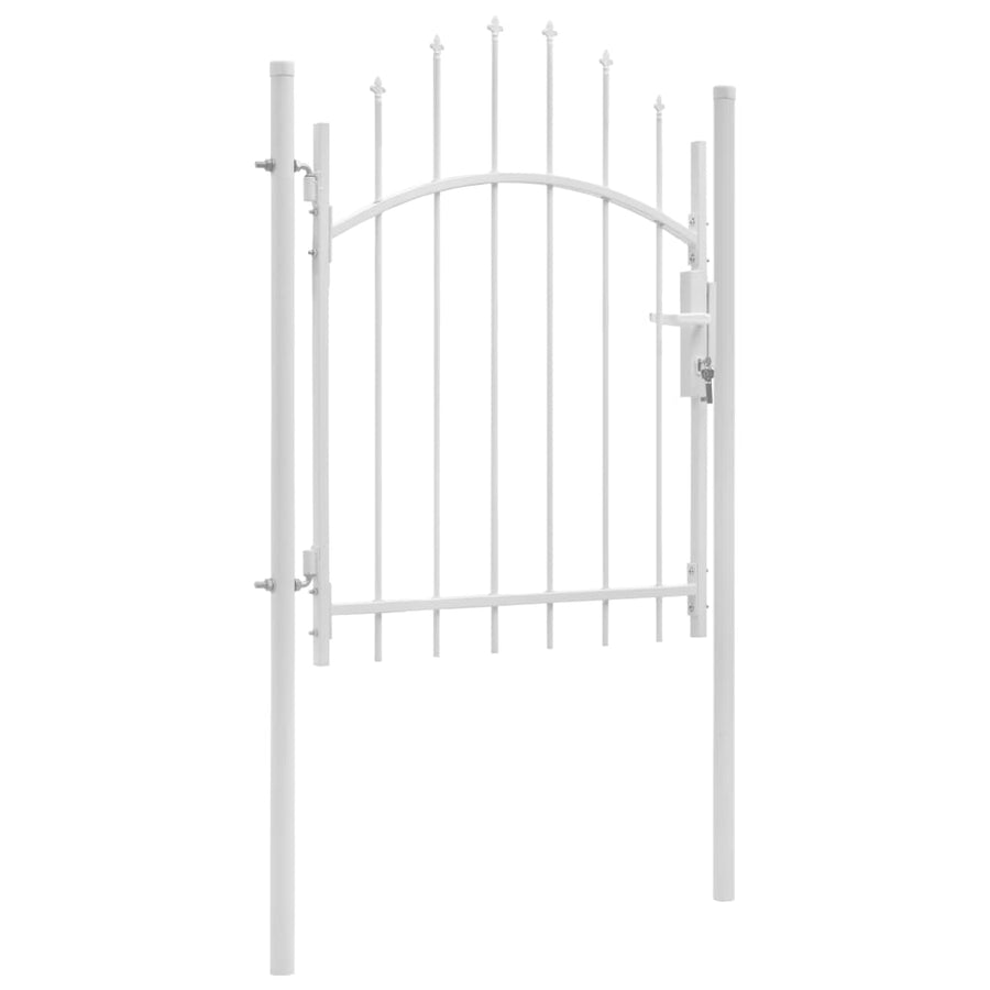 Tuinpoort Woerden staal 1x1,25 m wit