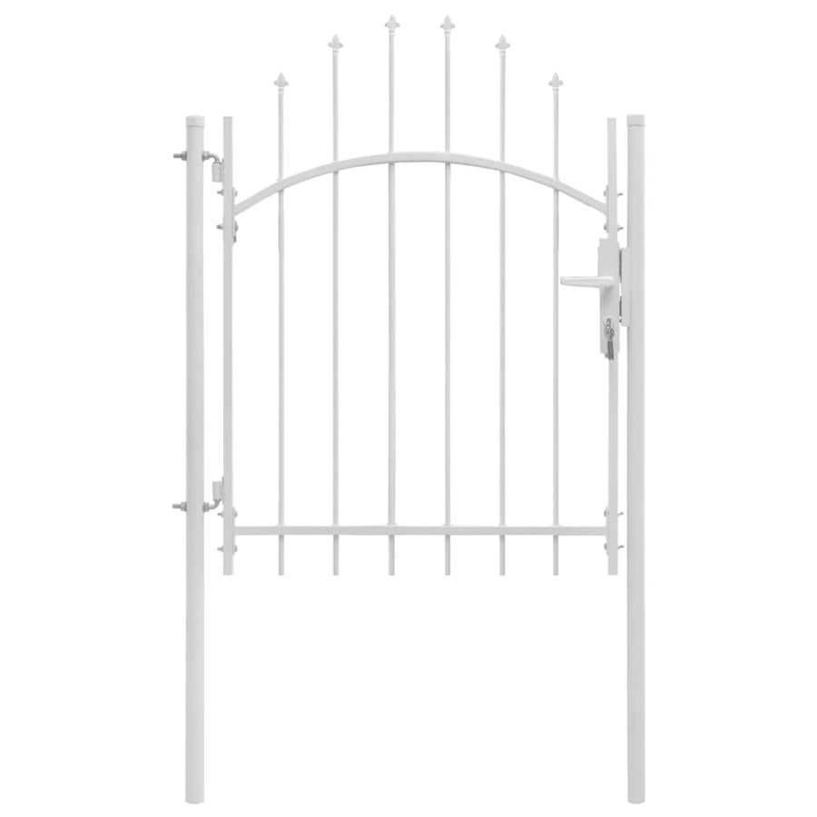 Tuinpoort Woerden staal 1x1,5m wit