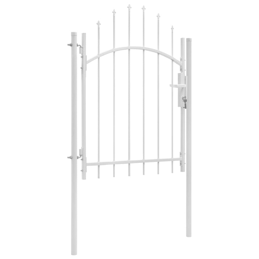 Tuinpoort Woerden staal 1x1,5m wit