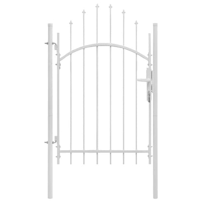 Poort 1X2,25 M Staal Wit