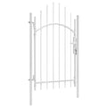 Tuinpoort Staal 1x2,45 m Wit