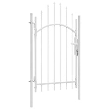 Poort 1X2,45 M Staal Wit