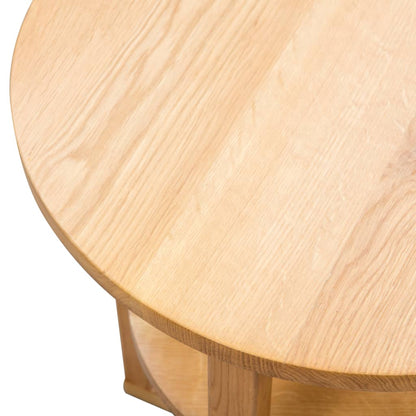 Bijzettafel 40X50 Cm Massief Eikenhout Bruin