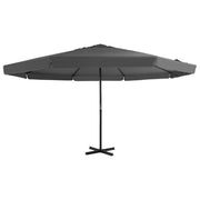 Parasol 500 cm antraciet aluminium paal