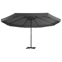 Parasol Met Aluminium Paal 500 cm Antraciet