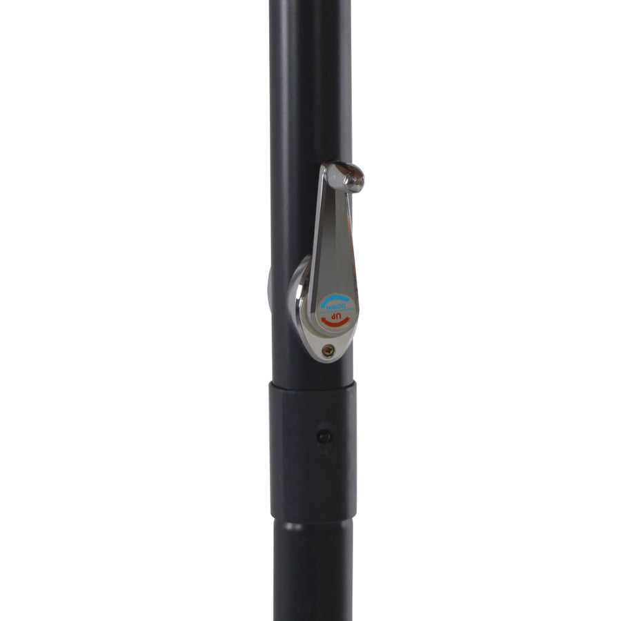 Parasol Met Aluminium Paal 500 cm Antraciet