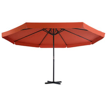 Parasol Met Aluminium Paal Kleurig 500 cm Terracotta