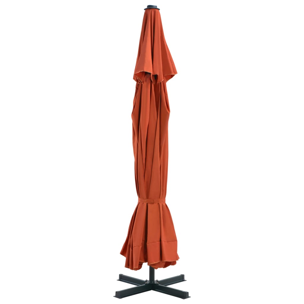 Parasol Met Aluminium Paal Kleurig 500 cm Terracotta
