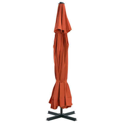 Parasol Met Aluminium Paal Kleurig 500 cm Terracotta
