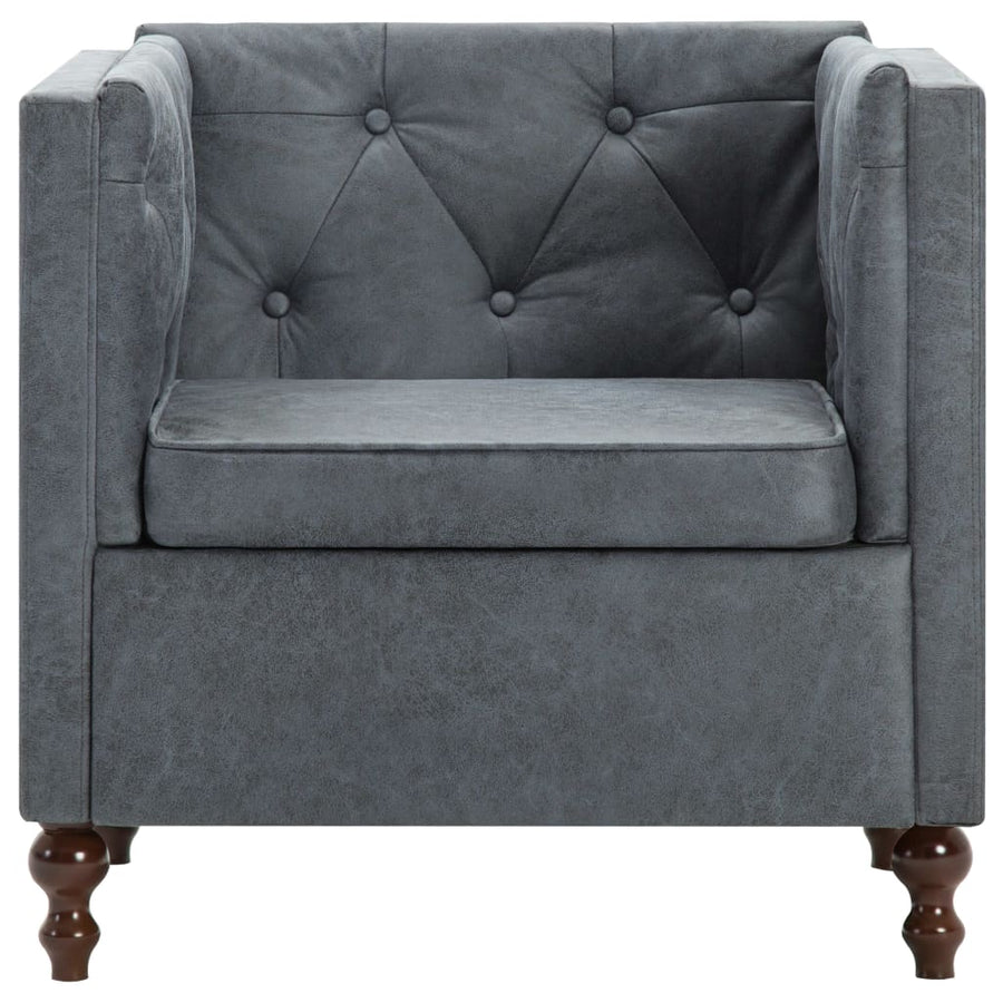 Fauteuil Stof Grijs