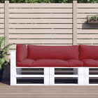 Palletkussens 3 st rood polyester