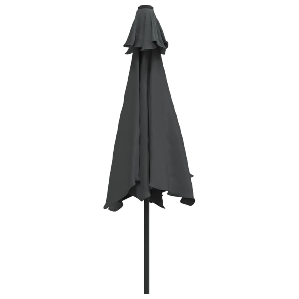 Parasol Met Metalen Paal 300 Cm Antraciet